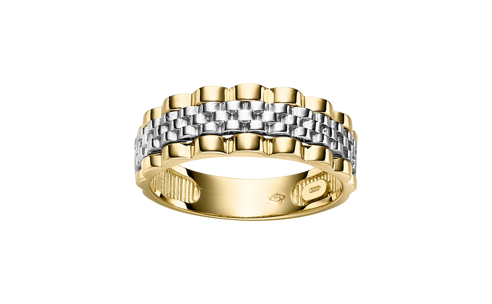 Brogle Classic Bicolor Gold Ring