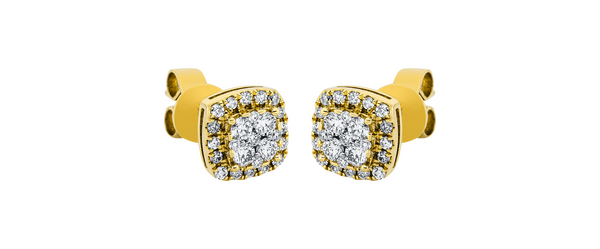 Brogle Classic diamond stud earrings