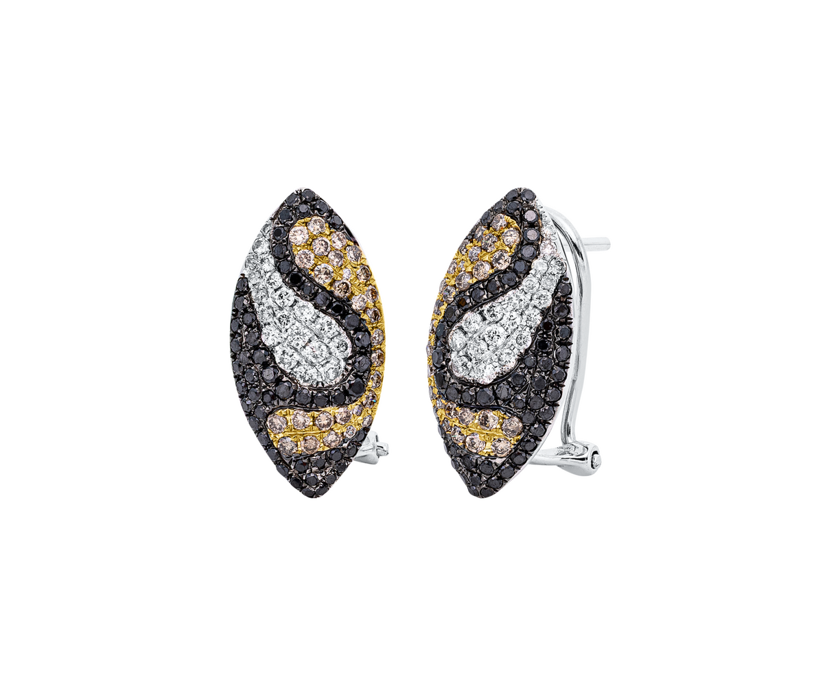 Brogle Classic Bicolor Diamantohrstecker Brogle Classic Bicolor Diamantohrstecker