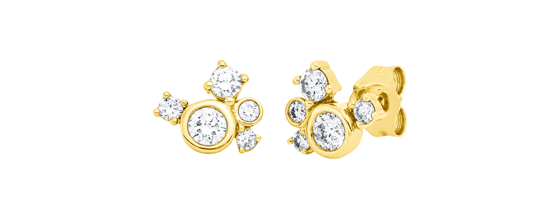 Brogle Classic diamond stud earrings