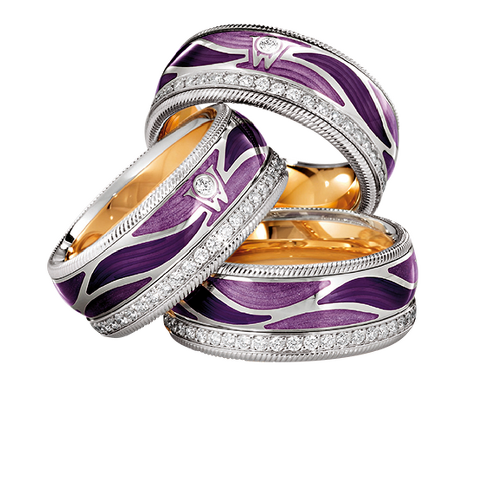 Wellendorff Purple Wing Ring