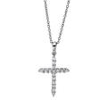 Brogle Classic Kette mit Diamantkreuz Brogle Classic Kette mit Diamantkreuz