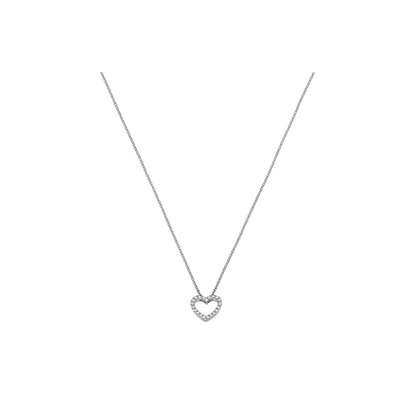 Brogle Classic anchor chain with diamond heart Brogle Classic anchor chain with diamond heart