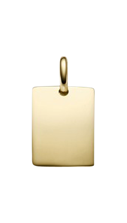 Brogle Classic Gravuranhänger "Rechteckig" aus Gold Brogle Classic Gravuranhänger "Rechteckig" aus Gold