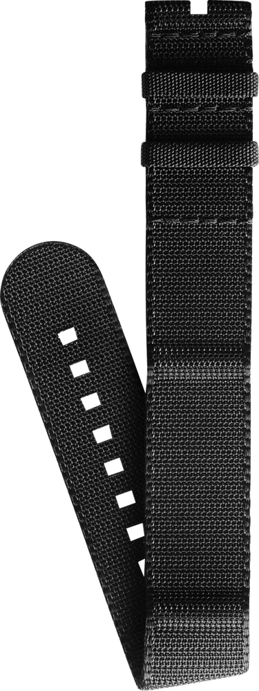 Longines Spirit anthrazitfarbenes Nato-Armband 21/21mm