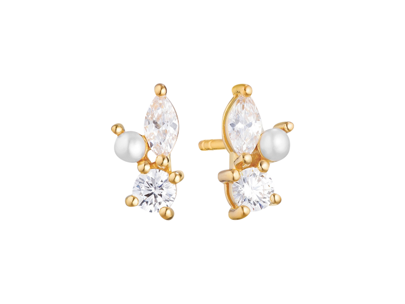 18 Karat vergoldetes Silber