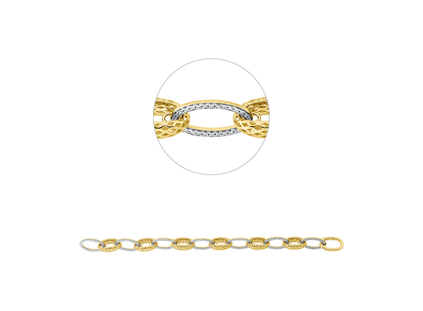 Brogle Selection Bicolor Diamantarmband Brogle Selection Bicolor Diamantarmband