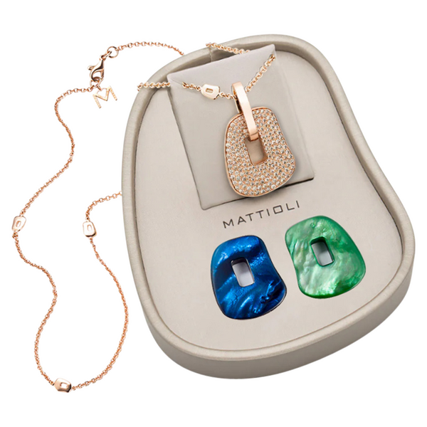 Mattioli Puzzle necklace box, medium size with 3 puzzles