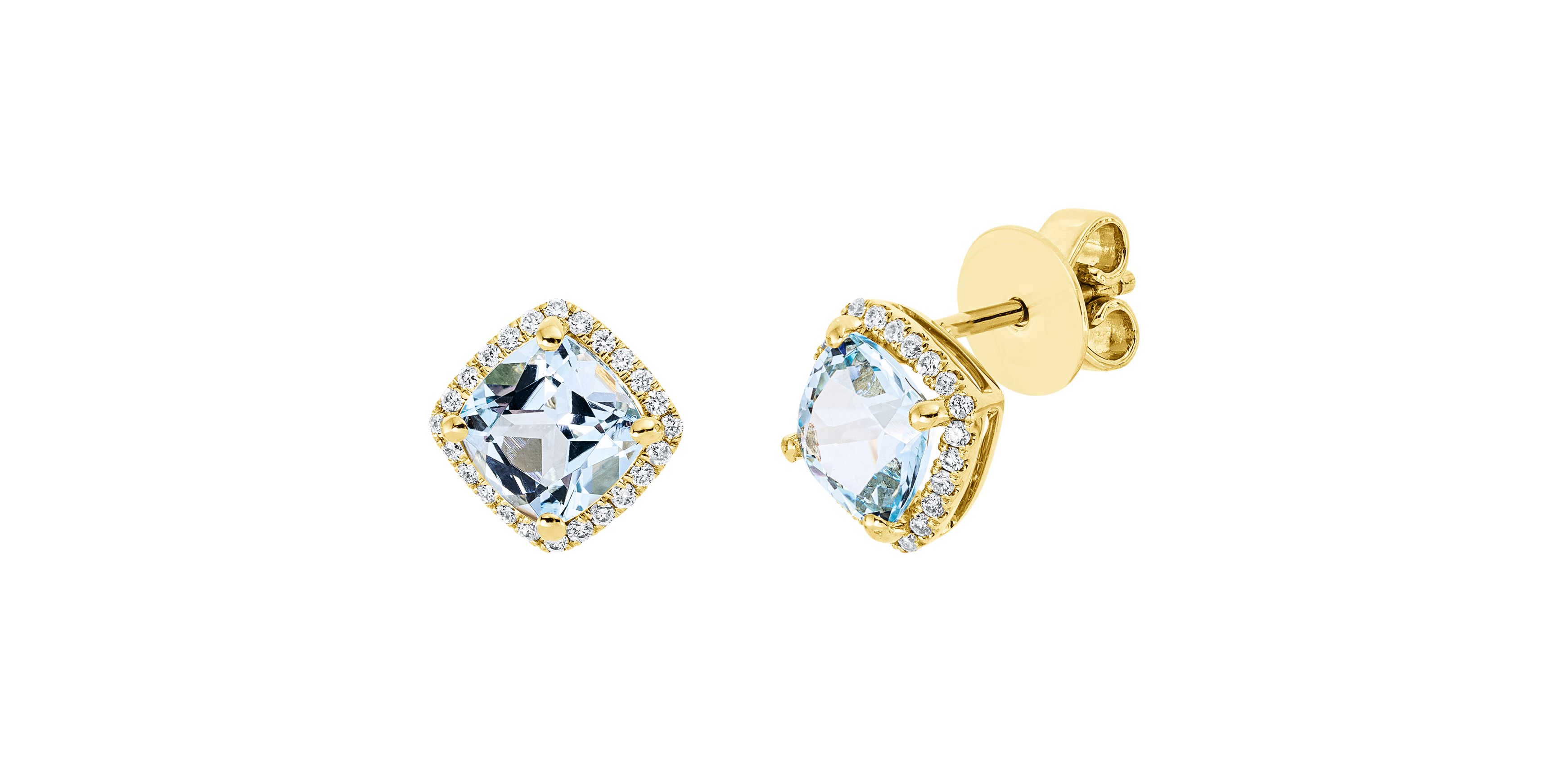 Brogle Classic Sky topaz stud earrings