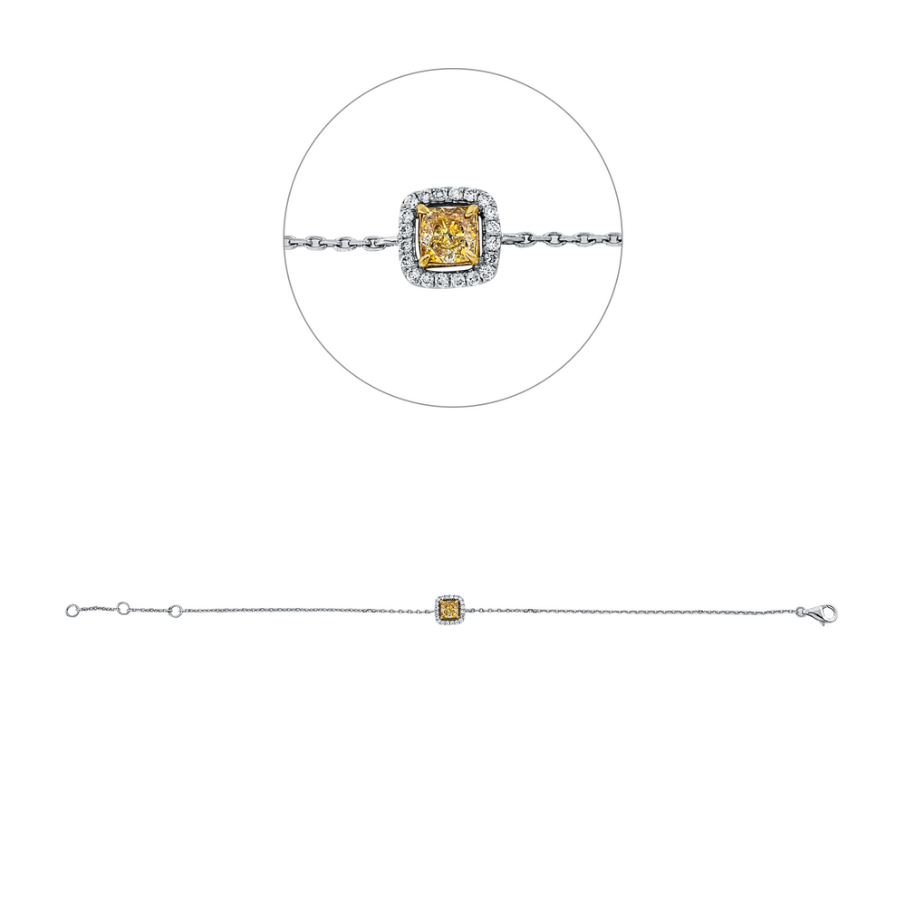 Brogle Classic Bicolor Diamantarmband