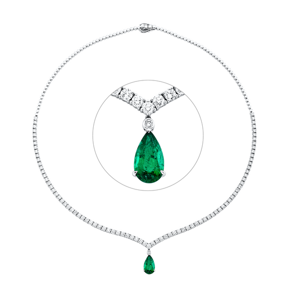 Brogle Selection emerald necklace Brogle Selection emerald necklace