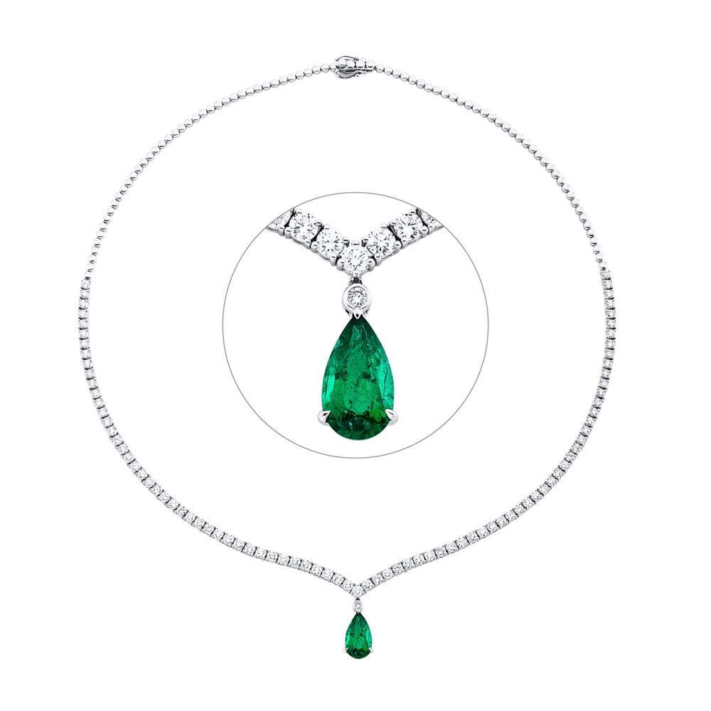 Brogle Selection emerald necklace Brogle Selection emerald necklace