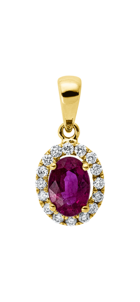 Brogle Classic ruby pendant