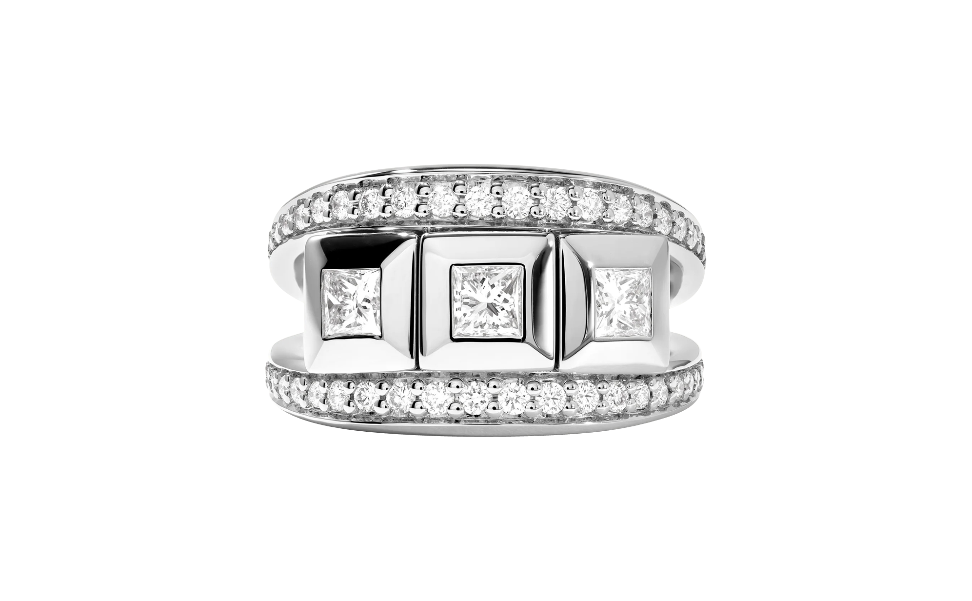 Tamara Comolli Curriculum Vitae 3 Diamant Pavé Ring Tamara Comolli Curriculum Vitae 3 Diamant Pavé Ring