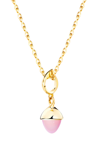 Tamara Comolli Mikado Flamenco pinkfarbener Chalcedon Anhänger Tamara Comolli Mikado Flamenco pinkfarbener Chalcedon Anhänger