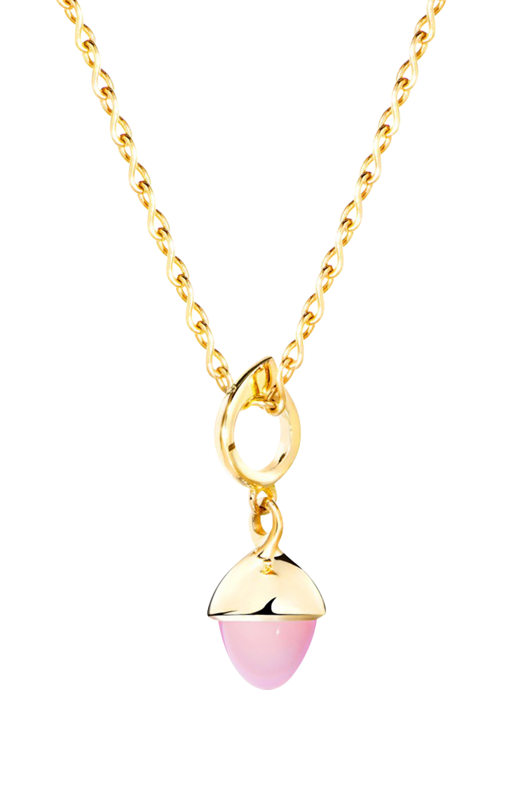 Tamara Comolli Mikado Flamenco pinkfarbener Chalcedon Anhänger Tamara Comolli Mikado Flamenco pinkfarbener Chalcedon Anhänger