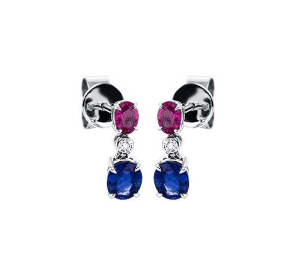 Brogle Classic colored stone earrings