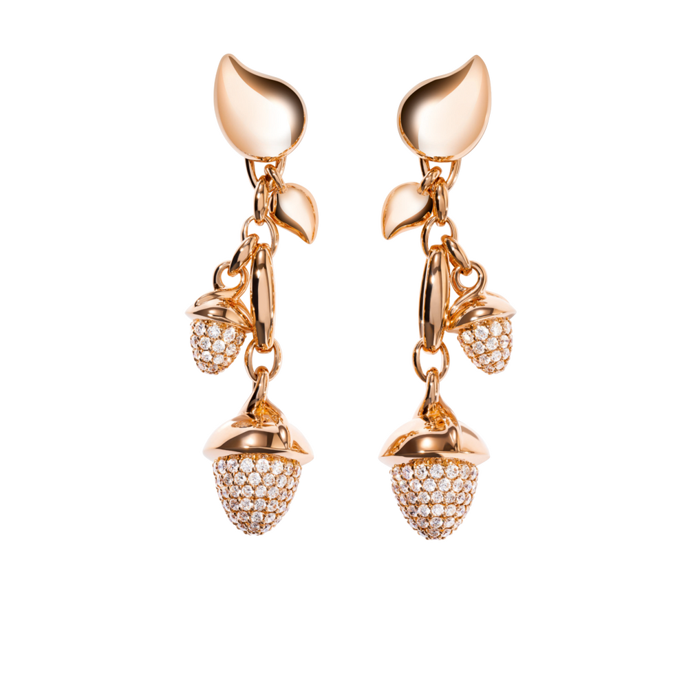 Tamara Comolli Mikado Diamond Pavé Earrings