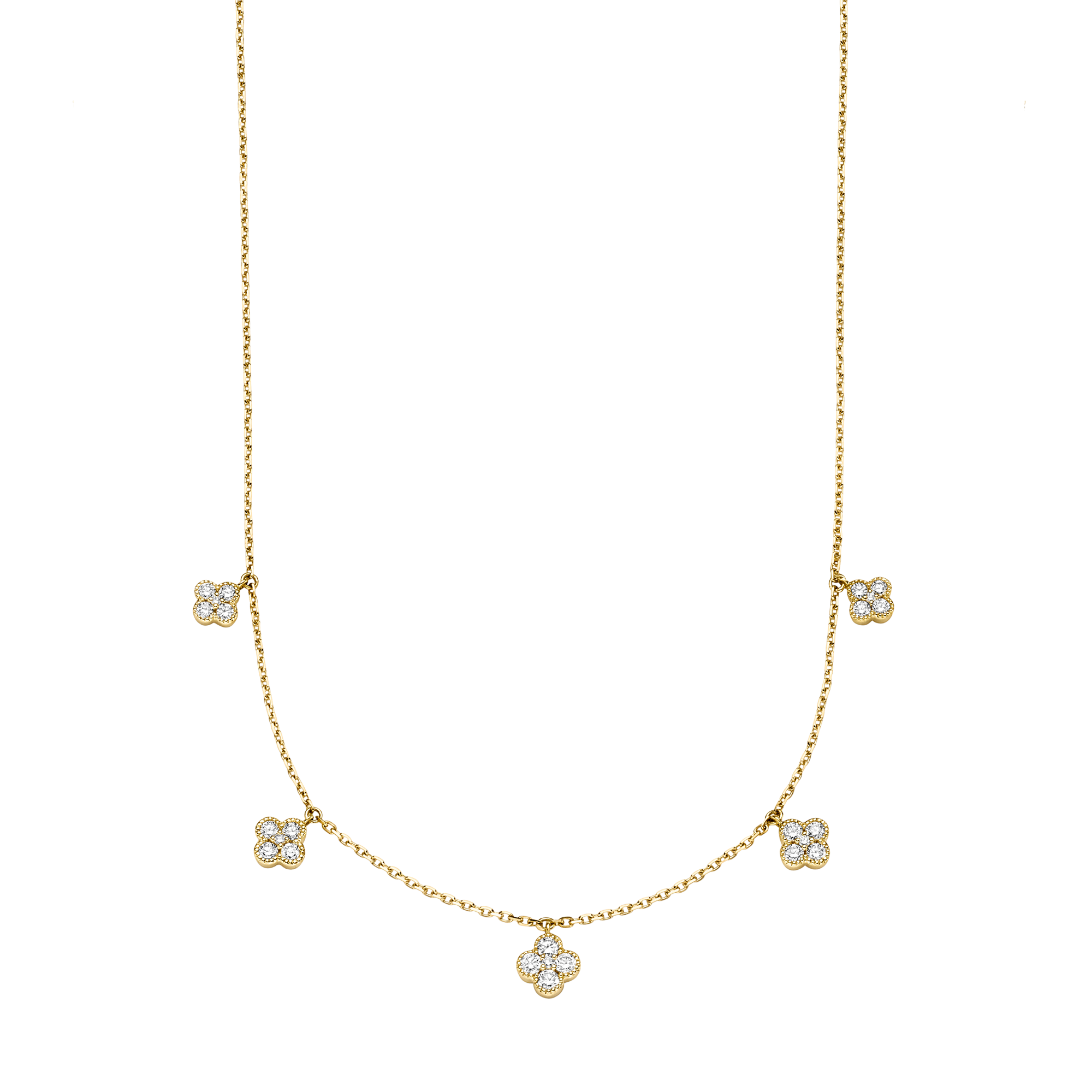 Brogle Classic Ankerkette mit Diamantanhänger 1mm Brogle Classic Ankerkette mit Diamantanhänger 1mm