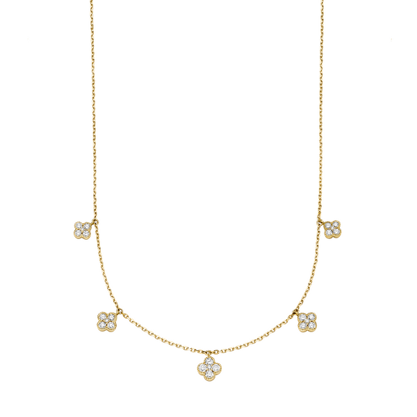 Brogle Classic anchor chain with diamond pendant 1mm Brogle Classic anchor chain with diamond pendant 1mm