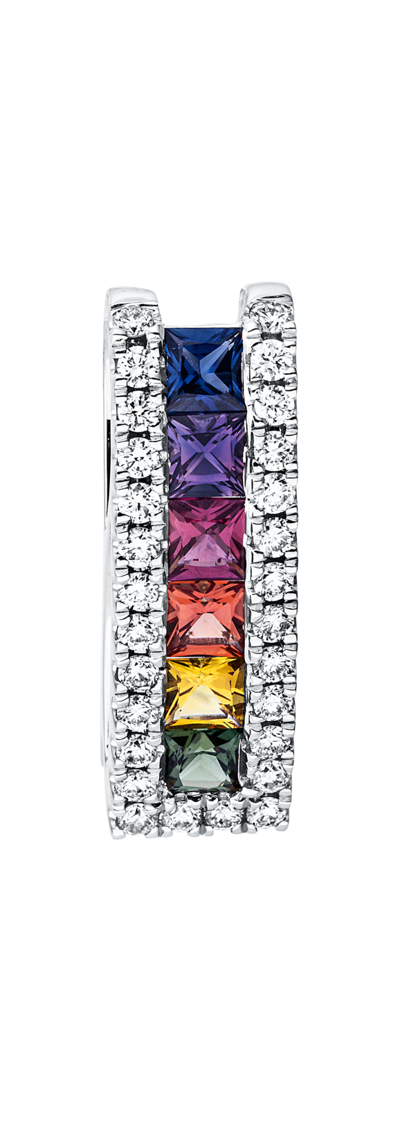 Brogle Classic Sapphire Pendant Rainbow Brogle Classic Sapphire Pendant Rainbow