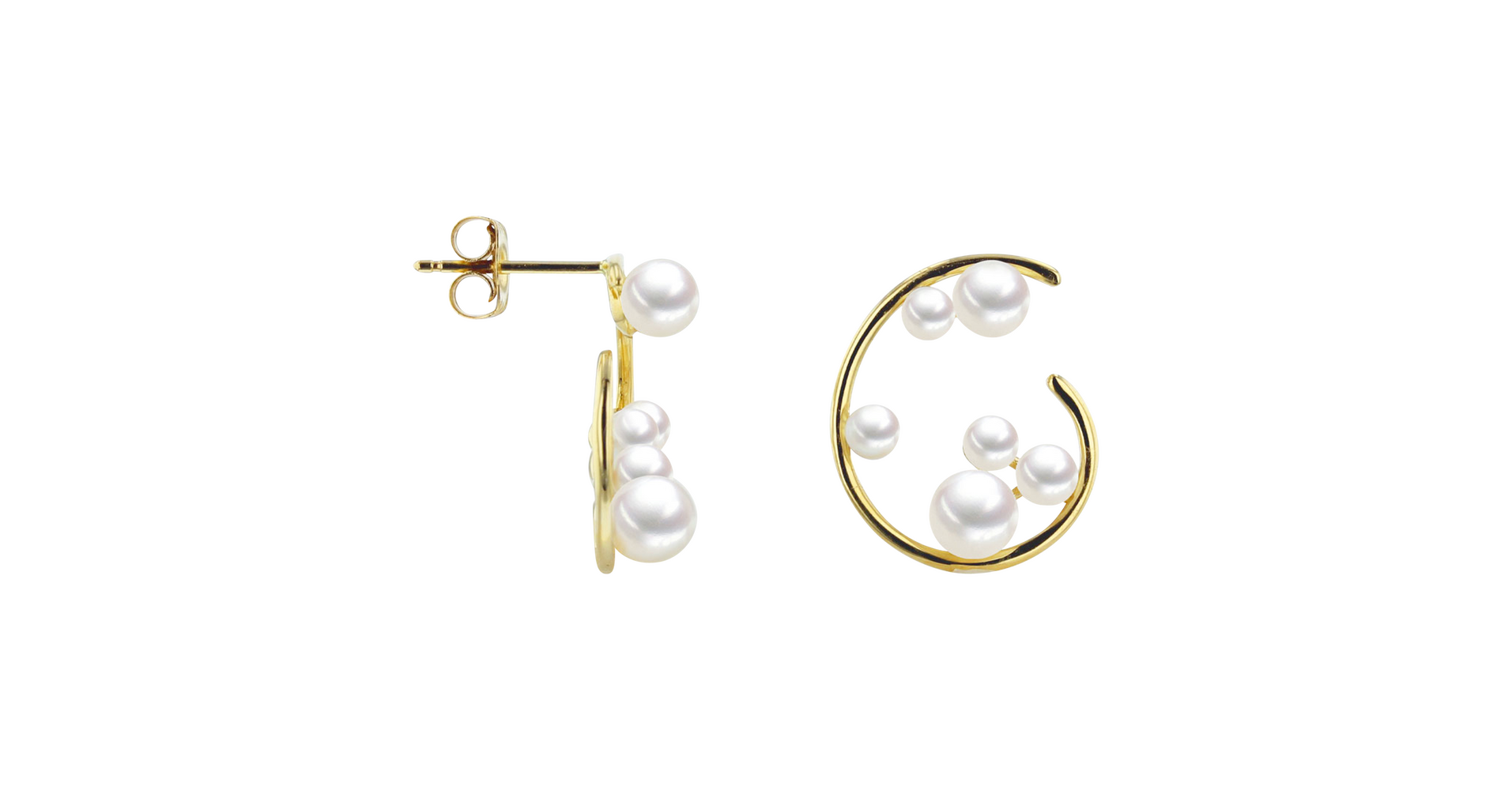 Brogle Classic freshwater pearl stud earrings Brogle Classic freshwater pearl stud earrings