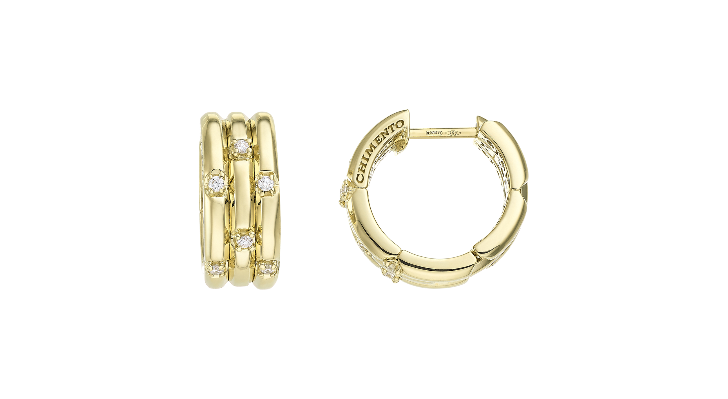 Chimento Chocolat Hoop Earrings