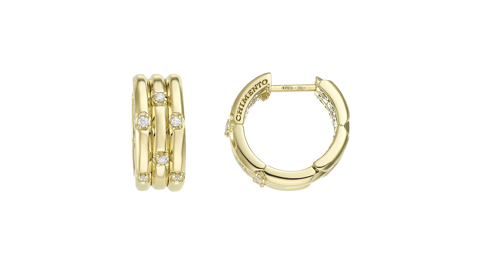 Chimento Chocolat Hoop Earrings Chimento Chocolat Hoop Earrings