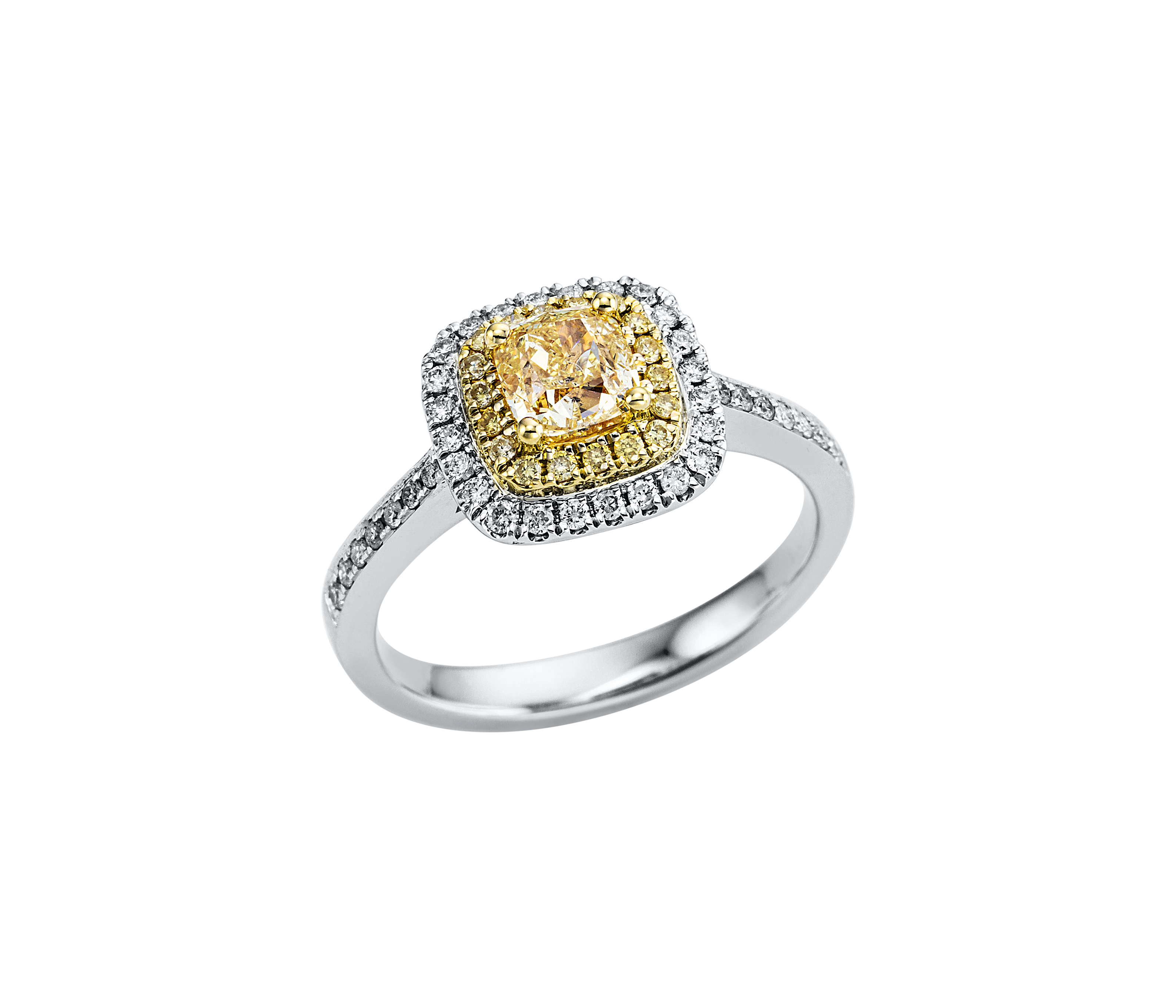 Brogle Selection Bicolor diamond ring