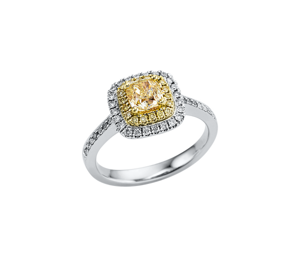 Brogle Selection Bicolor diamond ring