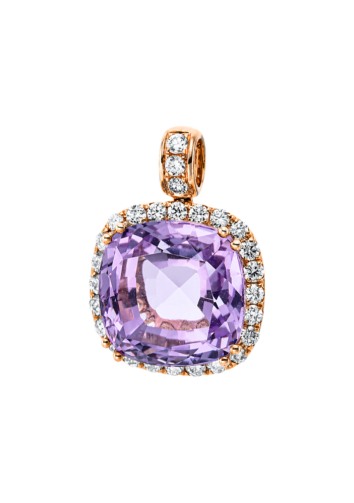 Brogle Classic amethyst pendant
