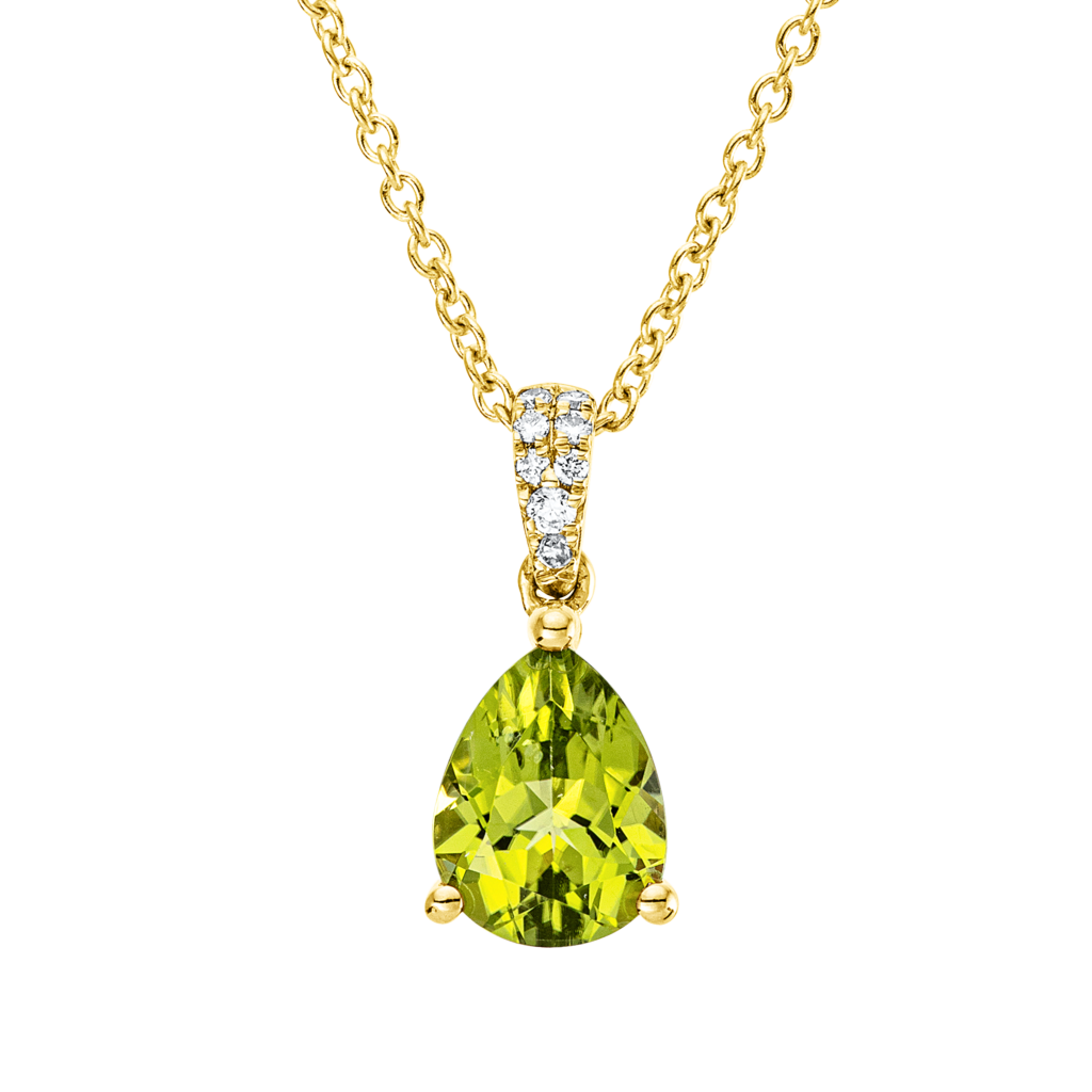 Brogle Classic necklace with peridot pendant Brogle Classic necklace with peridot pendant