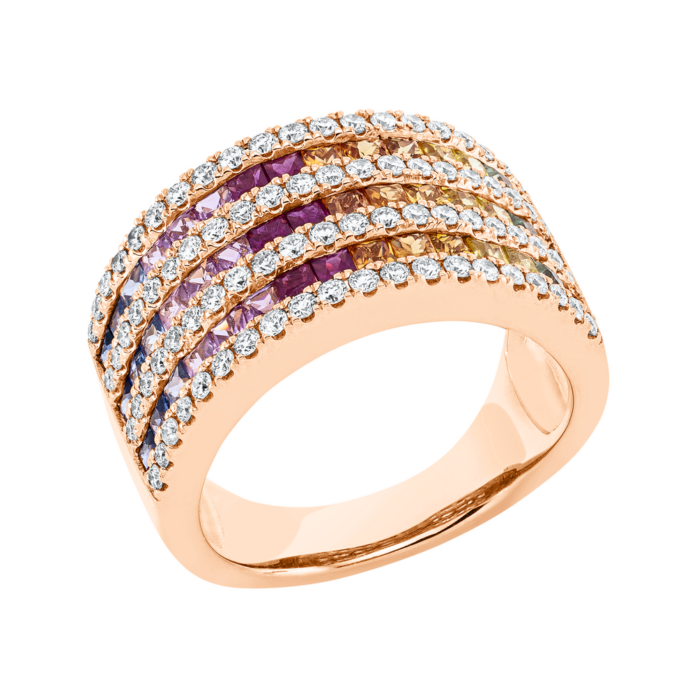 Brogle Selection sapphire ring Rainbow Brogle Selection sapphire ring Rainbow