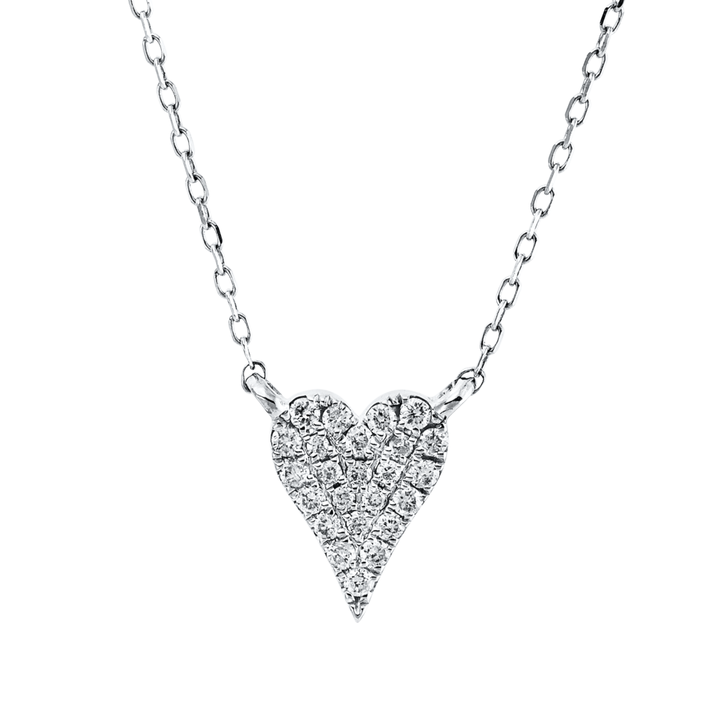 Brogle Classic necklace with diamond heart