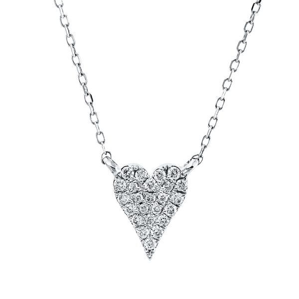 Brogle Classic necklace with diamond heart Brogle Classic necklace with diamond heart