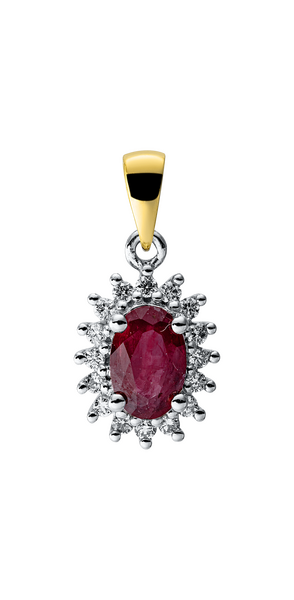 Brogle Classic Bicolor Rubinanhänger Brogle Classic Bicolor Rubinanhänger