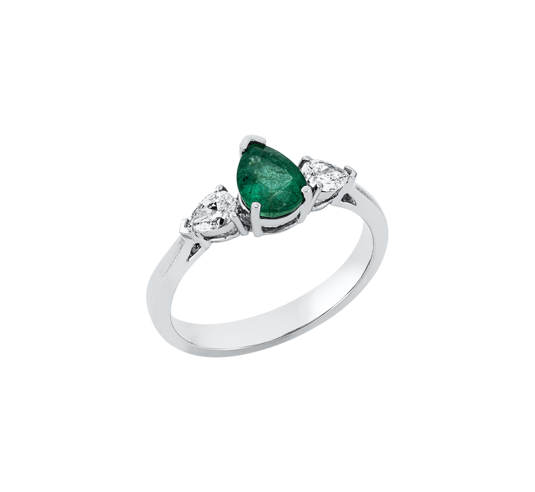 Brogle Classic emerald ring