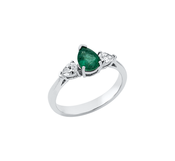 Brogle Classic emerald ring