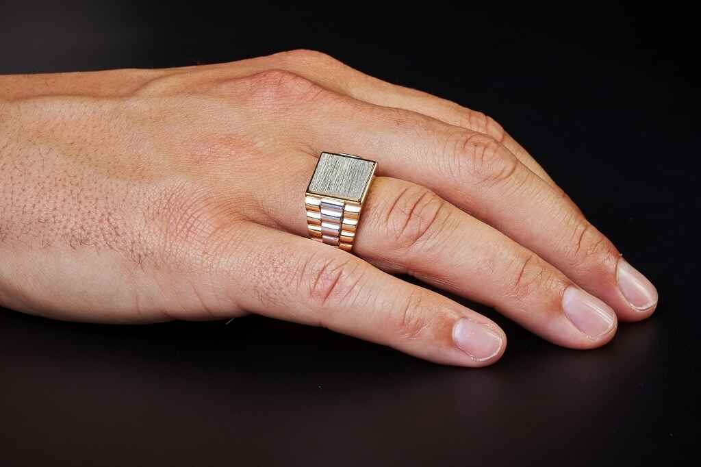 Brogle Classic Bicolor Gold Ring