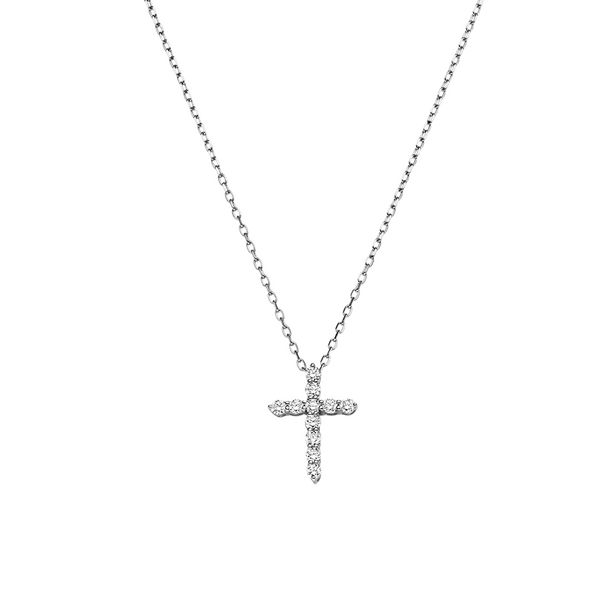 Brogle Classic necklace with diamond cross Brogle Classic necklace with diamond cross