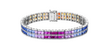 Brogle Selection sapphire bracelet Rainbow Brogle Selection sapphire bracelet Rainbow