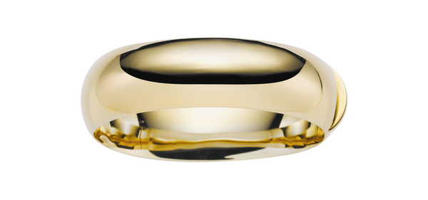 Brogle Classic gold bangle 22mm Brogle Classic gold bangle 22mm