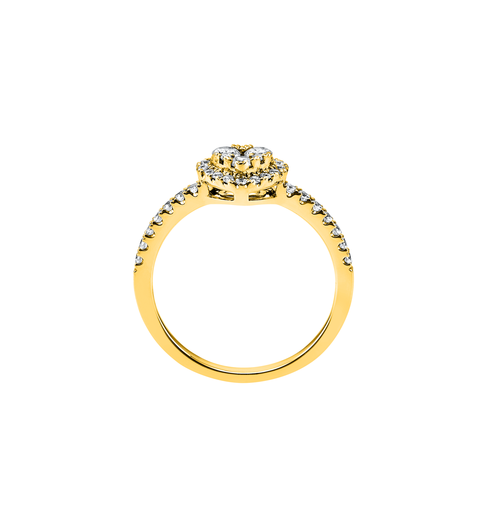 Brogle Classic diamond heart ring Brogle Classic diamond heart ring