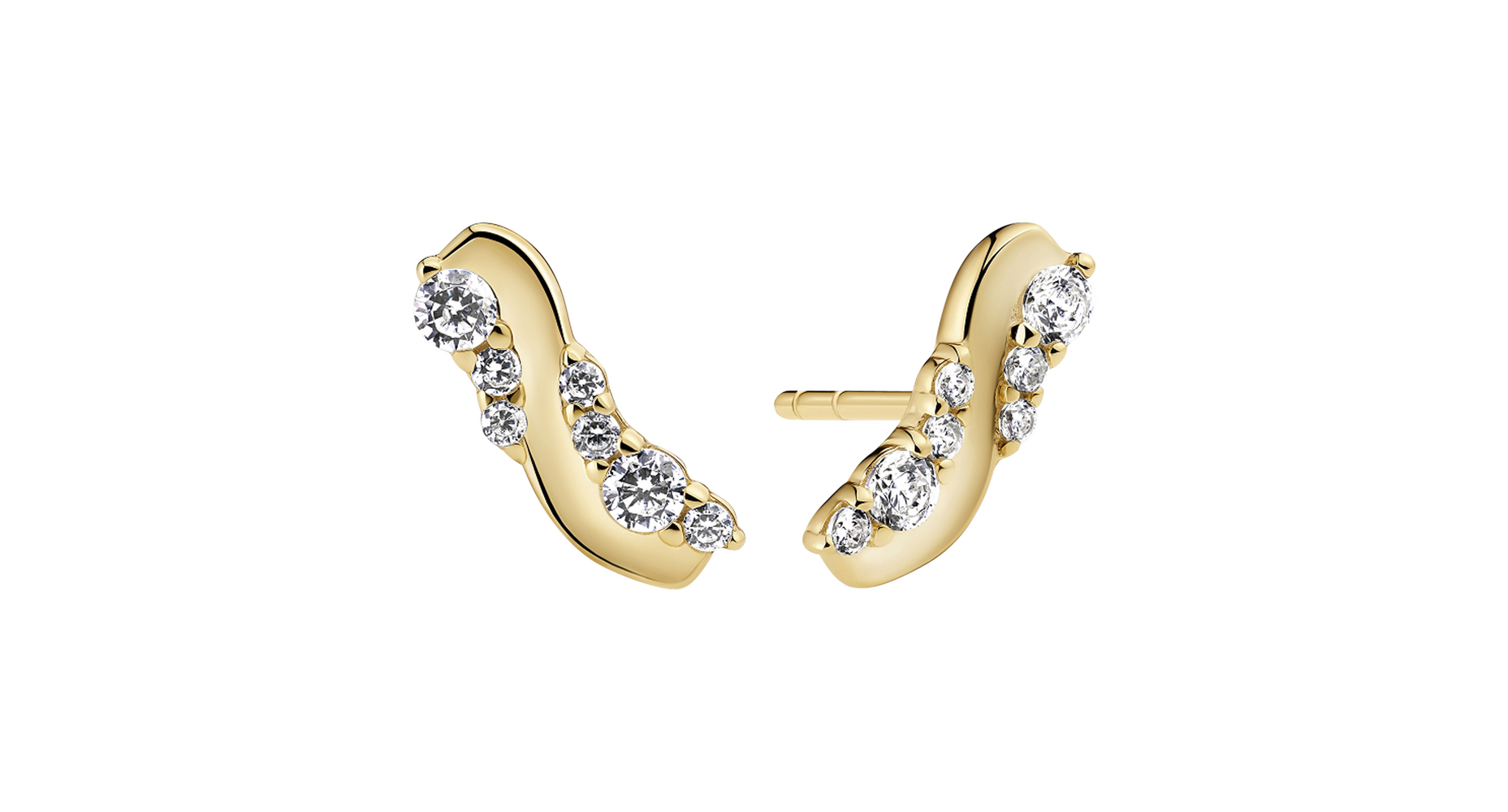 18 Karat vergoldetes Silber