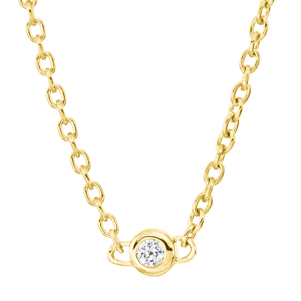 Brogle Classic necklace with diamond pendant Brogle Classic necklace with diamond pendant