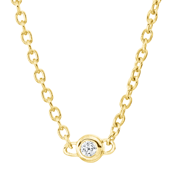 Brogle Classic necklace with diamond pendant Brogle Classic necklace with diamond pendant
