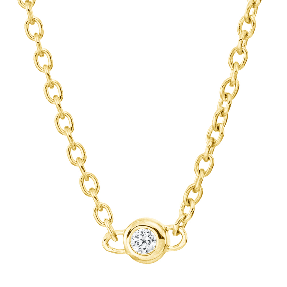 Brogle Classic necklace with diamond pendant Brogle Classic necklace with diamond pendant