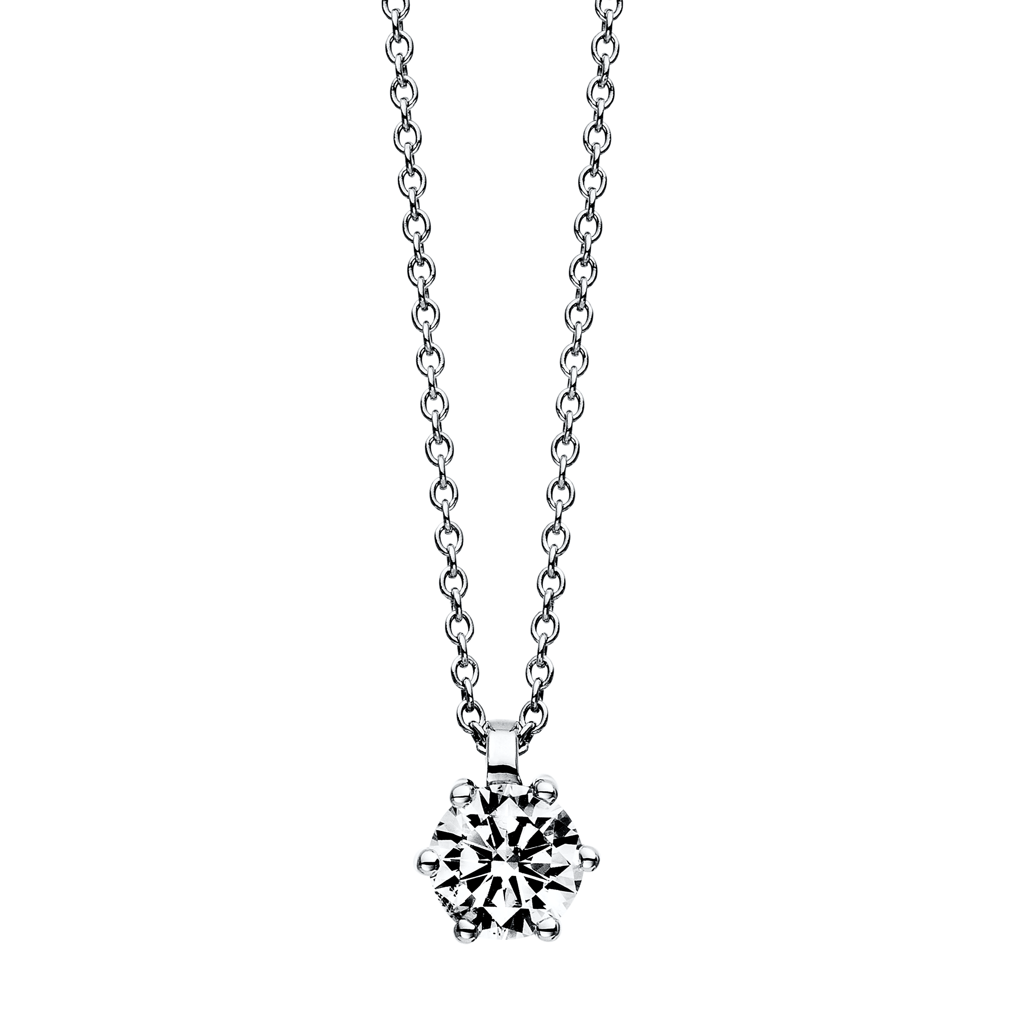 Brogle solitaire necklace Marie up to 0.5 carat Brogle solitaire necklace Marie up to 0.5 carat