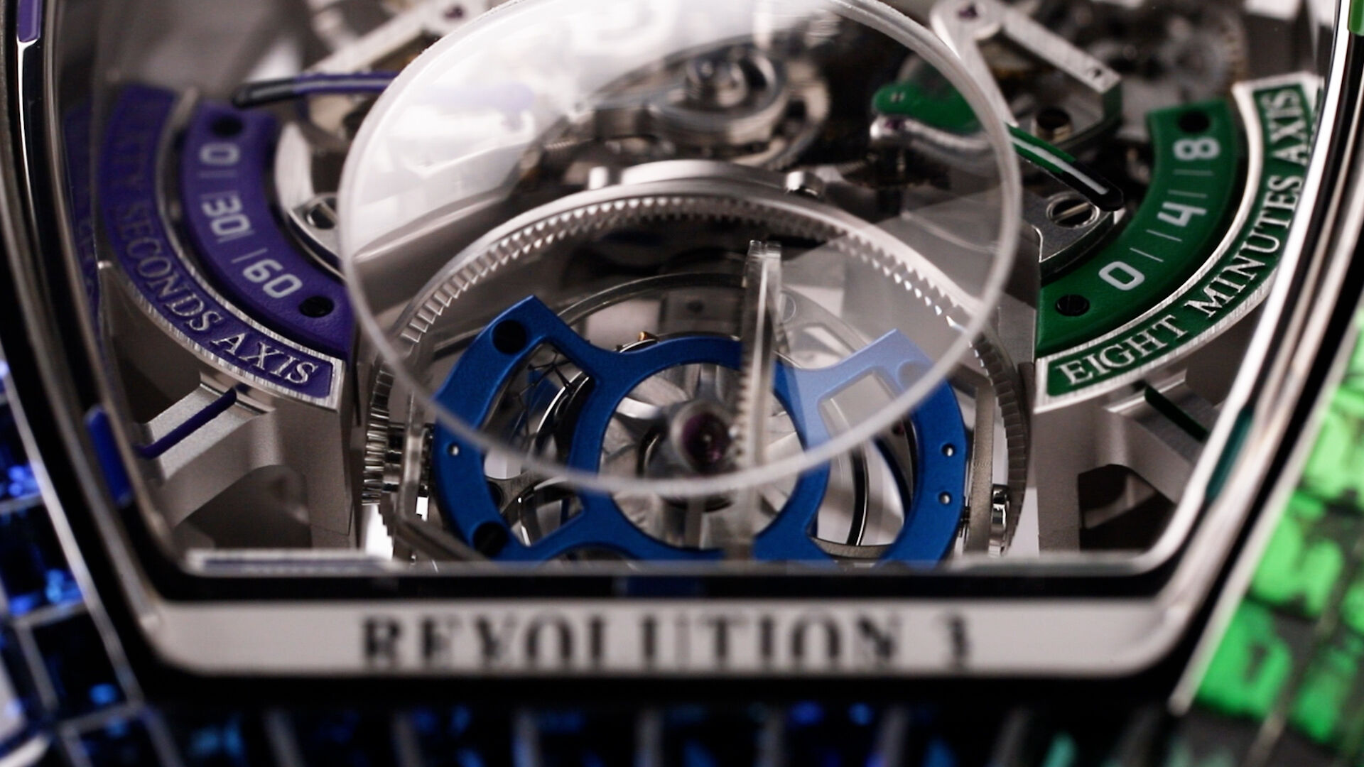 Franck Muller Vanguard Rainbow Revolution 3 55.9 x 46mm Franck Muller Vanguard Rainbow Revolution 3 55.9 x 46mm