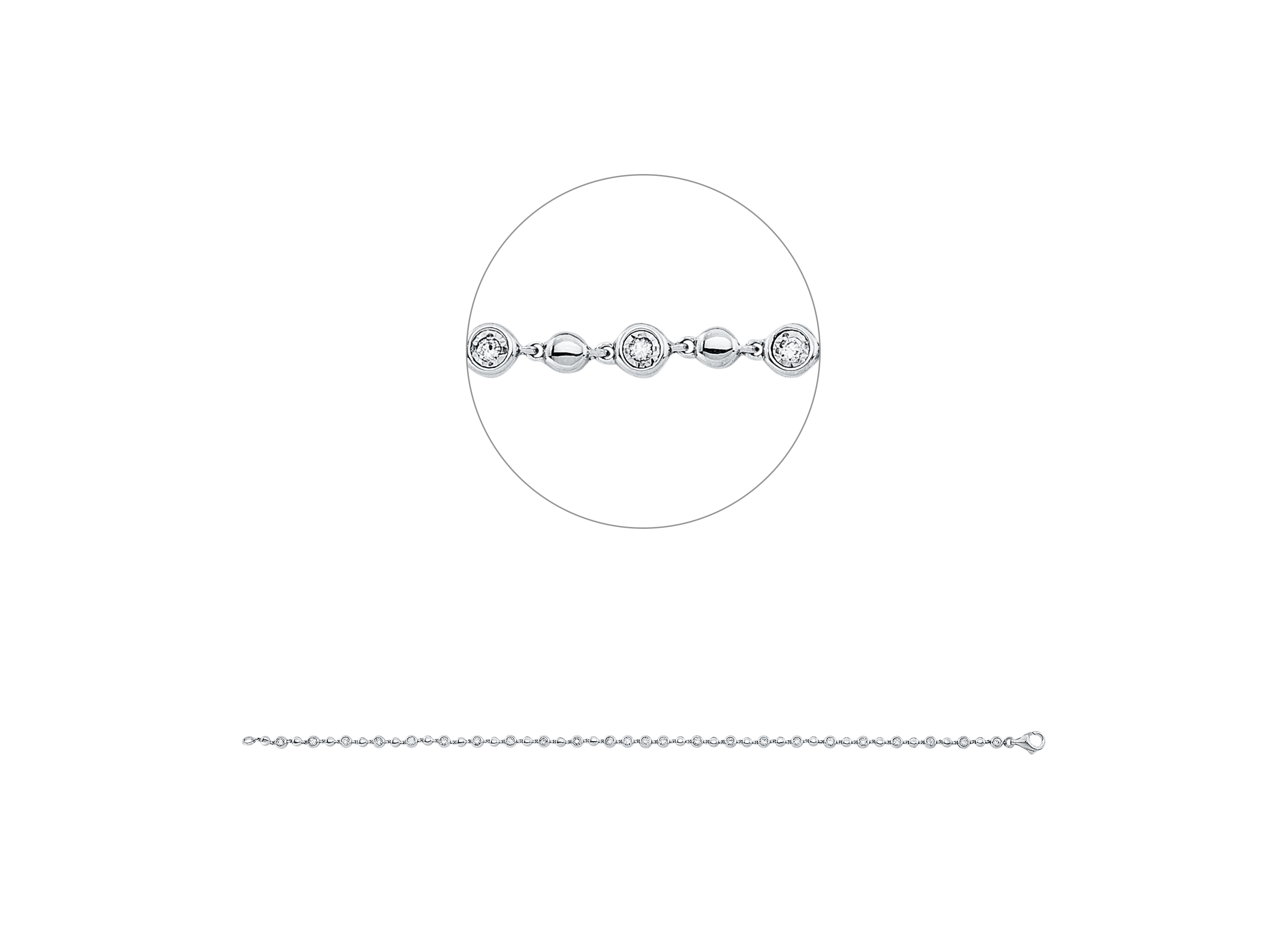 Brogle Classic Diamantarmband